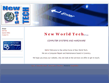 Tablet Screenshot of newworldtec.co.uk